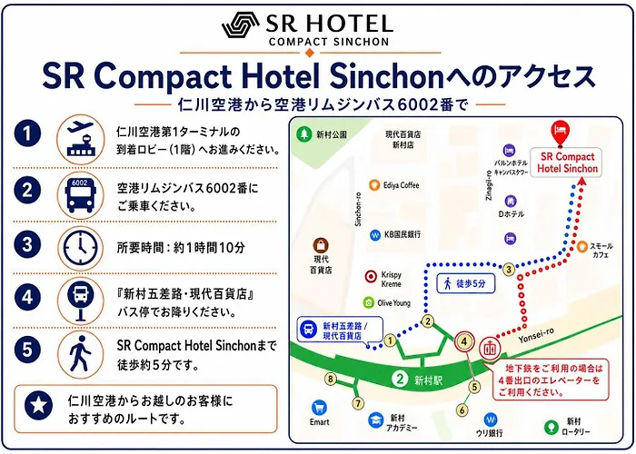 Sr Compact Sinchon 4* Séoul